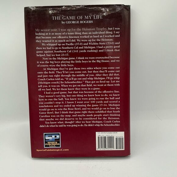 Game of My Life South Carolina Book - Picture 2 of 5
